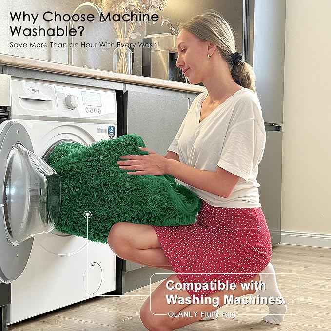 OLANLY 2x6 Machine Washable Runner Rugs - Image 2