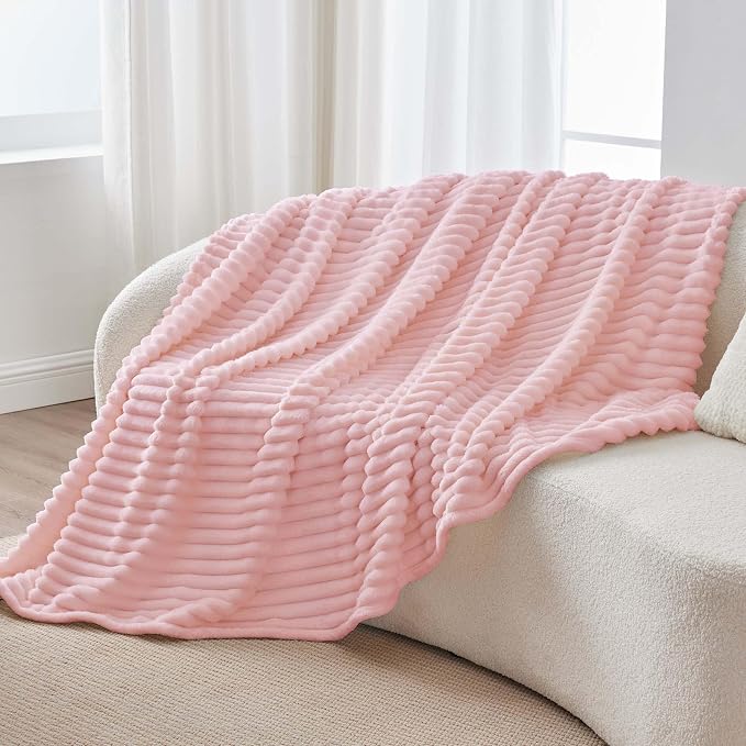 BEDELITE Twin Blanket for Couch & Bed, 300GSM Soft & Warm Fleece Blanket - Image 8