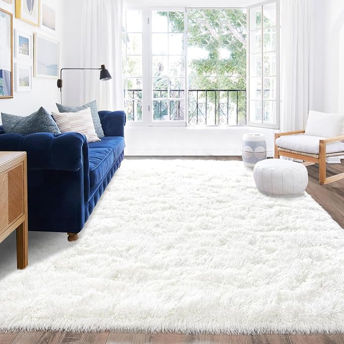 Rugs for Bedroom 4x6, Soft Shaggy Modern Shag Area Rug for Living Room - Image 7