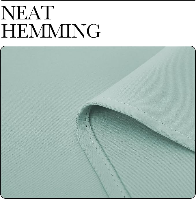 NICETOWN Blackout Curtains for Bedroom, Aqua Blue, 1 Pair, 42 by 45-inch - Image 6