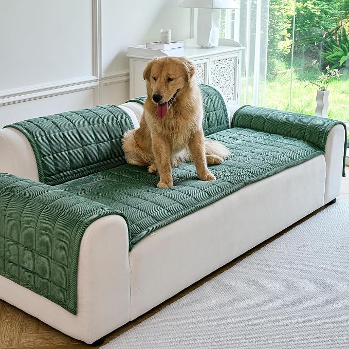 Couch Covers for Dogs Washable, Non Slip Couch Covers for Loveseat Sofa Pet - Image 2