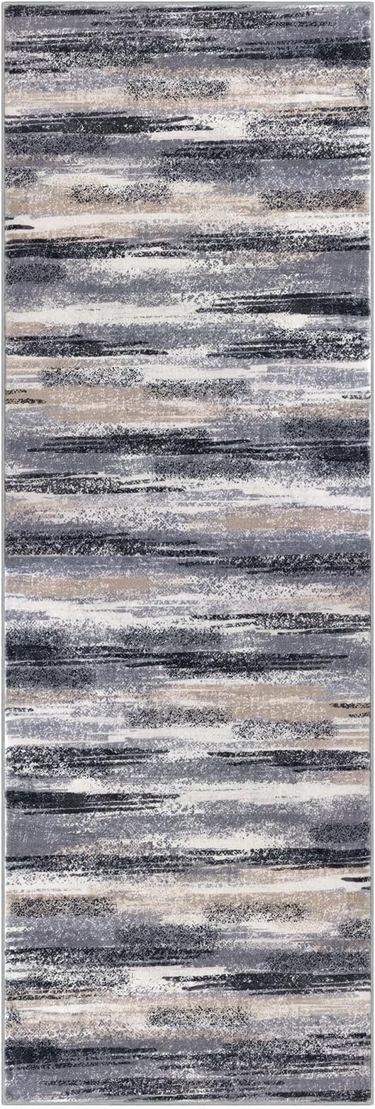 Lansny Modern Abstract Runner Rug 3x8 - Image 9