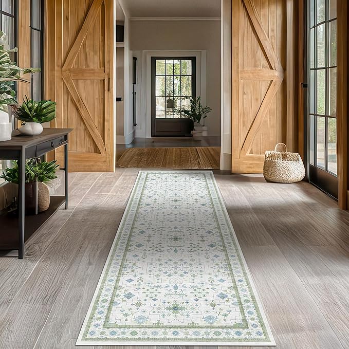 Hazo Haus Oushak Wide Hallway Runner Rug 2'6"x10' - Image 6