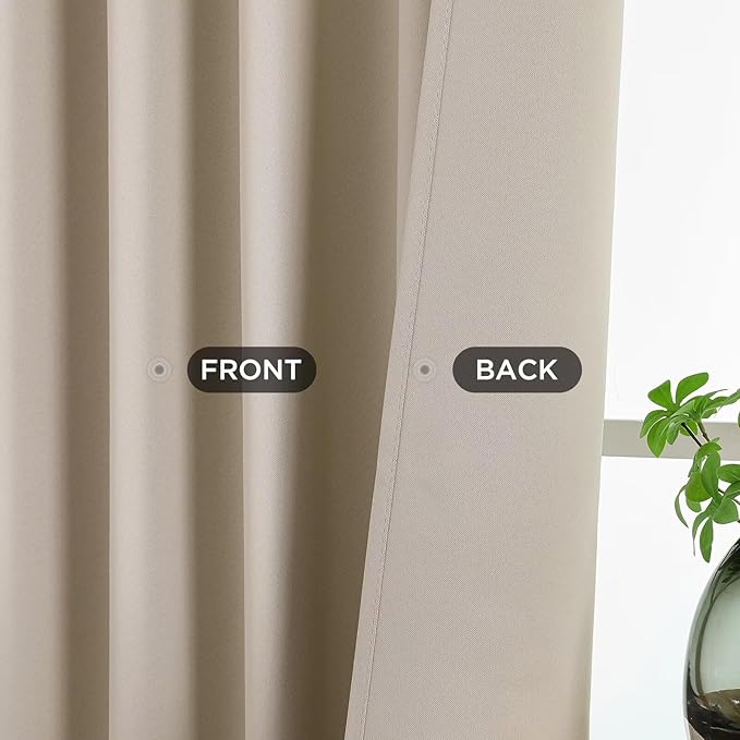 Joydeco Blackout Curtains 84 Inch Length 2 Panels Set, Thermal Insulated Long - Image 3