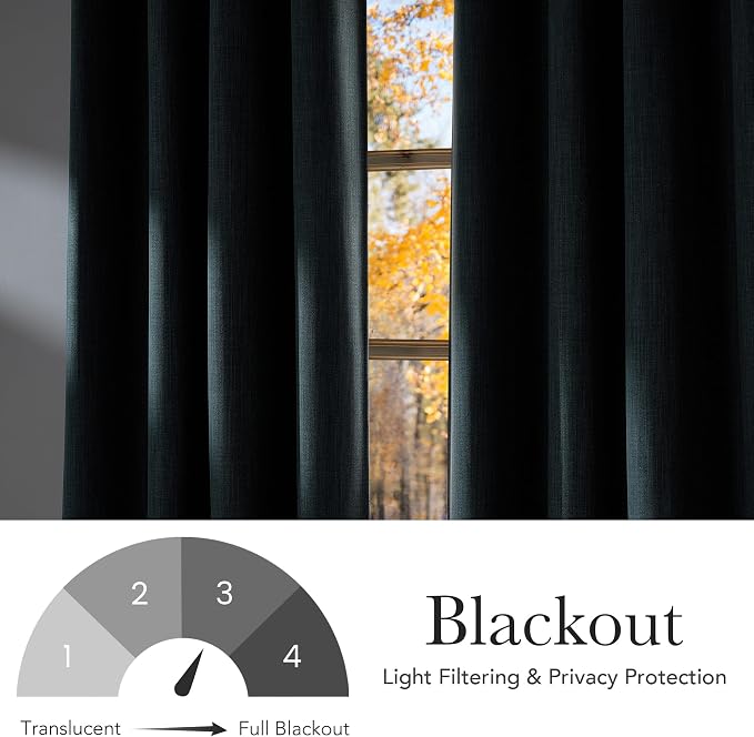 NICETOWN Greyish Blue Blackout Curtains 84 inches Long - Image 6