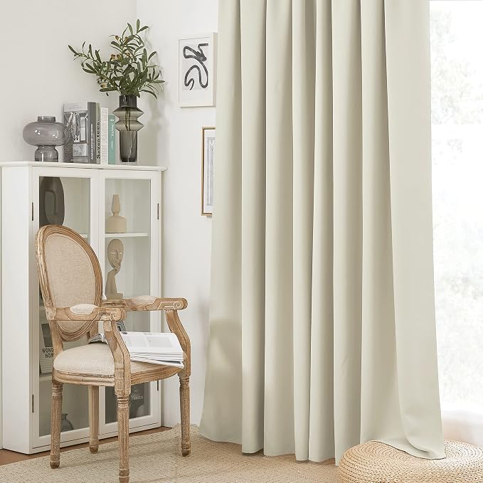 RYB HOME Curtains for Bedroom Living Room 63 inches Long, Thermal Insulated - Image 5