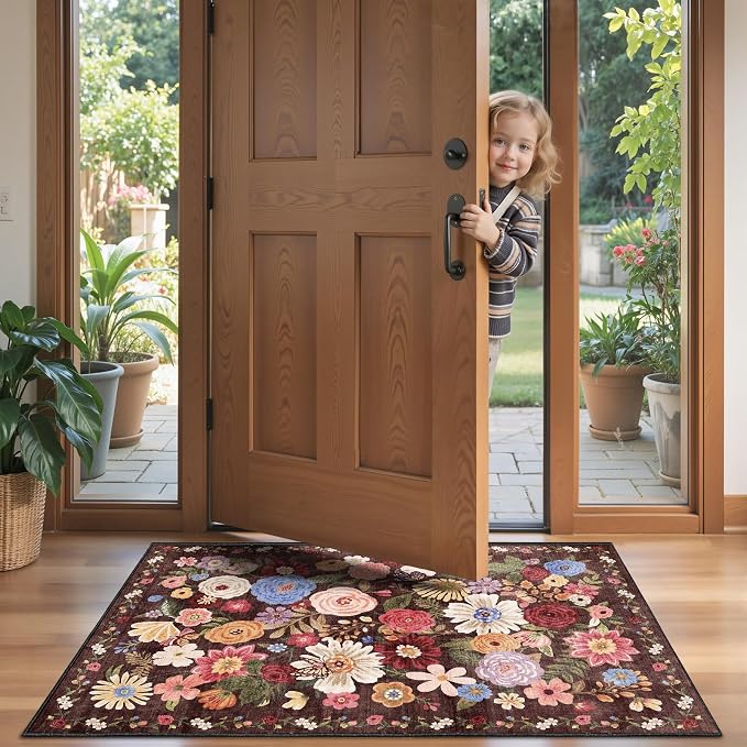 2x5 Entryway Runner Rugs, Non Slip Washable Rugs - Image 5