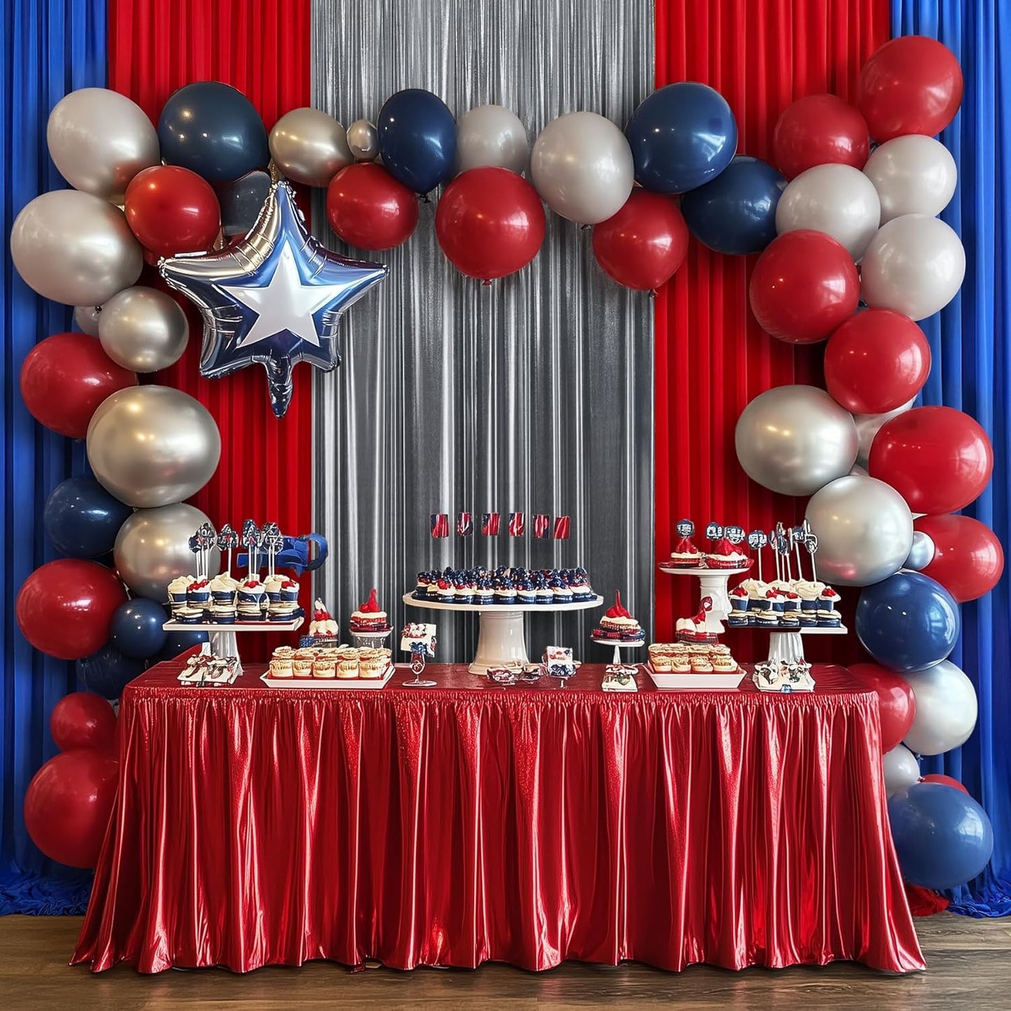 10ftx10ft Black Silver Glitter Sequin Backdrop Curtain for Parties, Wrinkle Free Sparking Backdrop Drapes, 2 Panels 5x10ft Shimmer Photo Back Drop Cloth for Wedding Birthday Photography