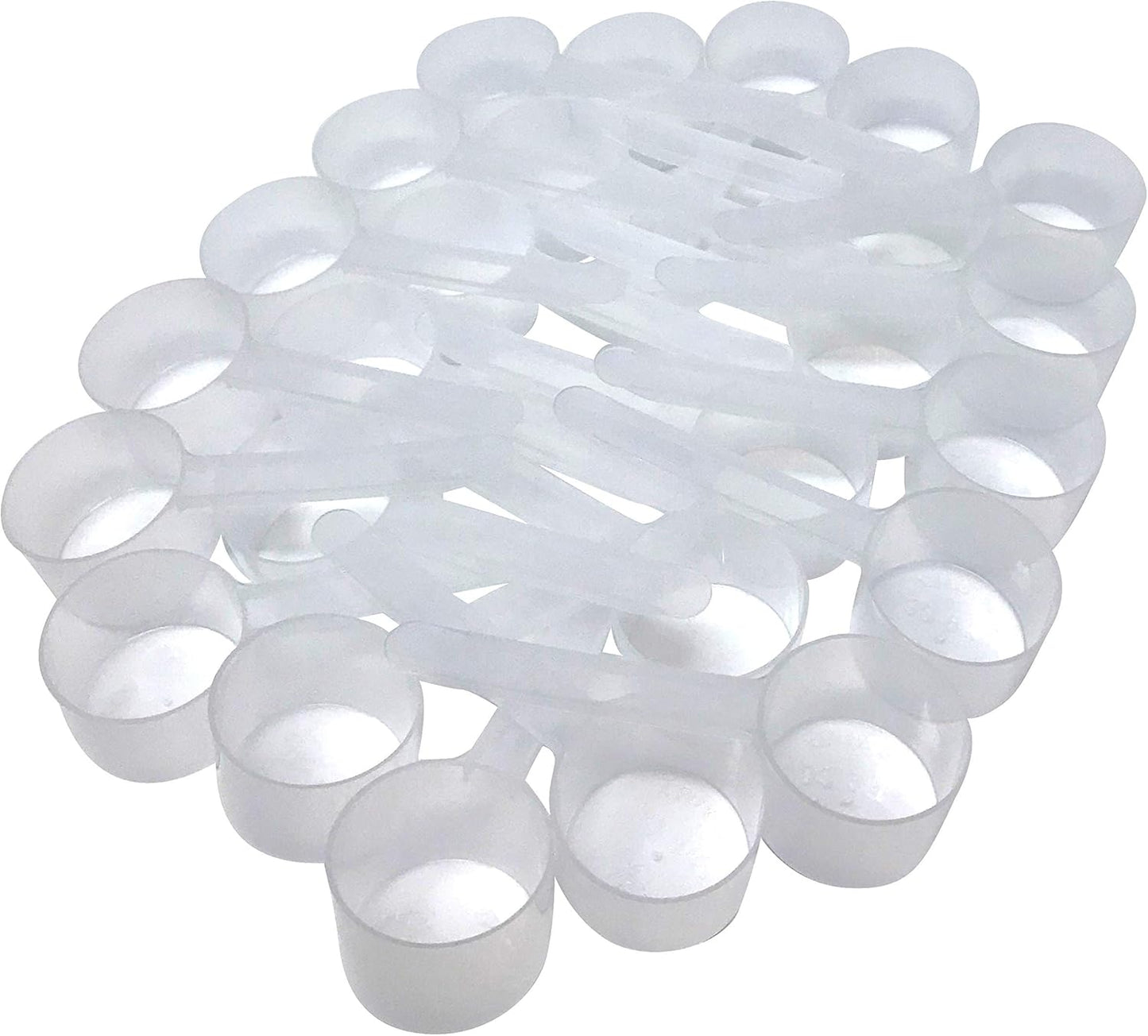 1.5 Tablespoon (23 mL) Long Handle Scoop for Measuring Coffee, Pet Food, Grains, Protein, Spices and Other Dry Goods (Pack of 100)