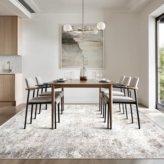 Washable Rugs 8x10 Area Rugs for Living Room, Modern Abstract Rugs for Bedroom - Image 8