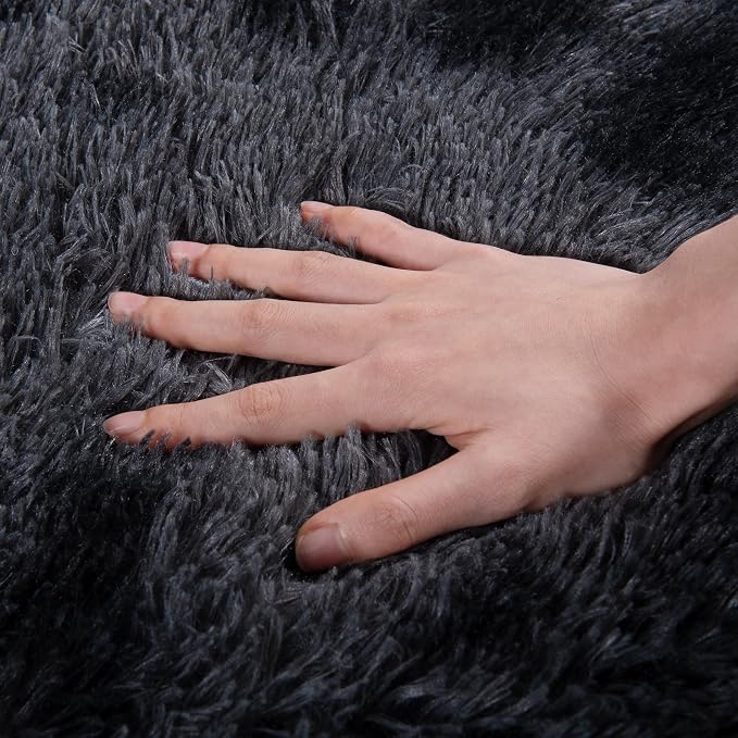 Small Area Rug, 2x3 Rug for Bedroom Shaggy Throw Rugs for Dorm Rug, Soft Tie - Image 3