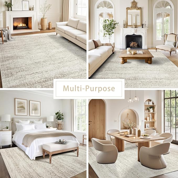 Washable Rugs 10x14 Area Rugs for Living Room, Rugs for Bedroom, Large Carpets - Image 5