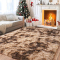 Pionblank Large Area Rug for Living Room 6x9 Feet, Modern Soft Shag Brown Rug by PIONBLANK