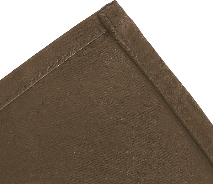 LEMOMO Blackout Curtains 52 x 84 inches Long Brown Curtains Set of 2 Panels - Image 7