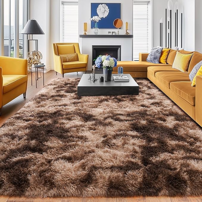 Rugs for Living Room 5x7, Soft Shaggy Modern Shag Area Rug for Bedroom - Image 2