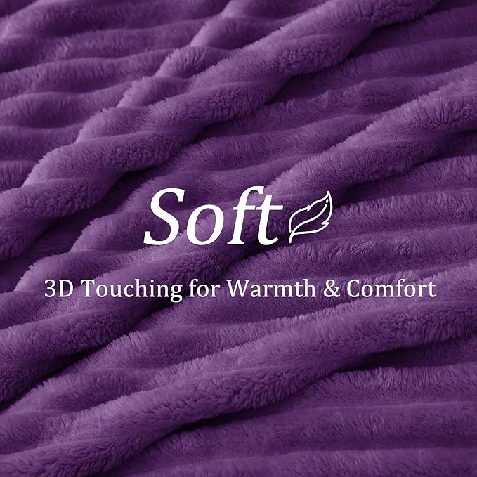 BEDELITE Twin Blanket for Couch & Bed, 300GSM Soft & Warm Fleece Blanket - Image 3