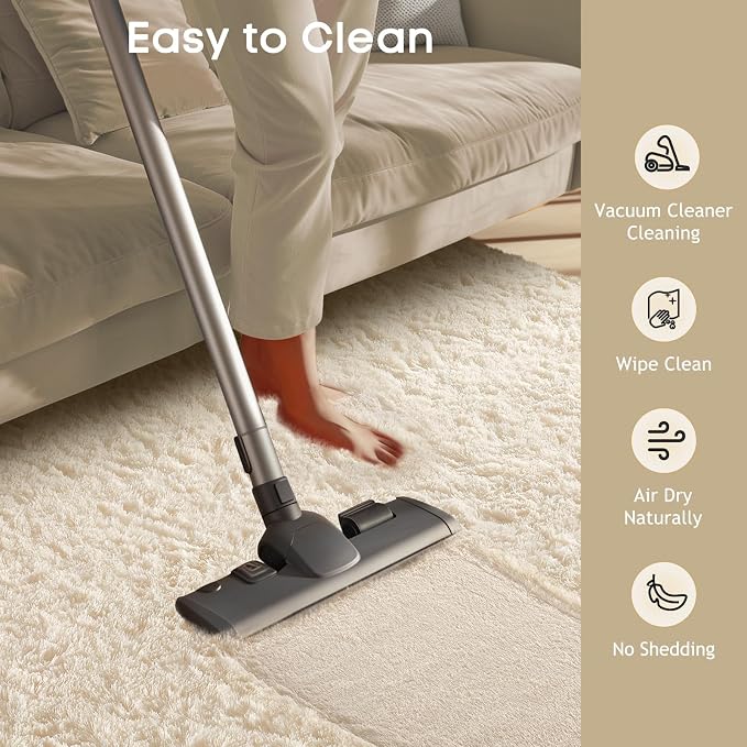 Ophanie 2x10 Runner Rug for Hallway, Upgrade Non-Slip Fluffy Soft Bedside Rugs - Image 6