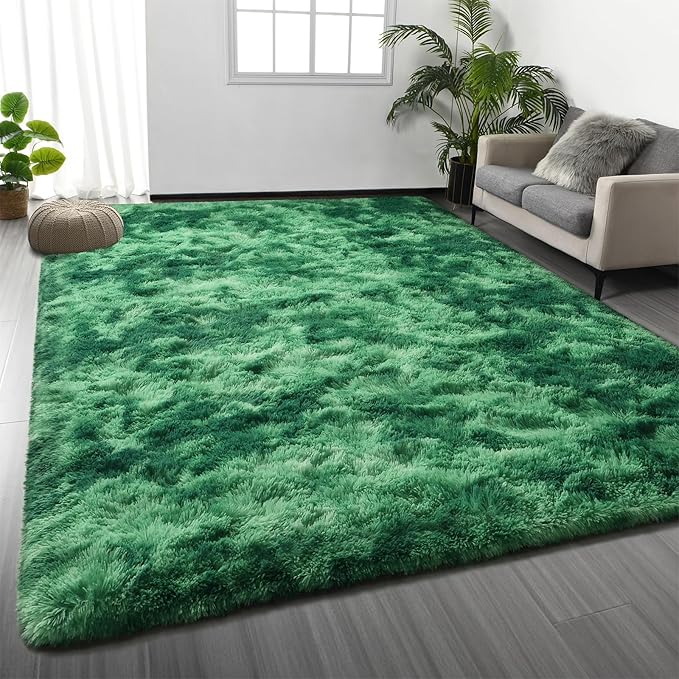 Deerhoo Large Shag Area Rugs 6 x 9, Plush Fuzzy Rugs by Deerhoo