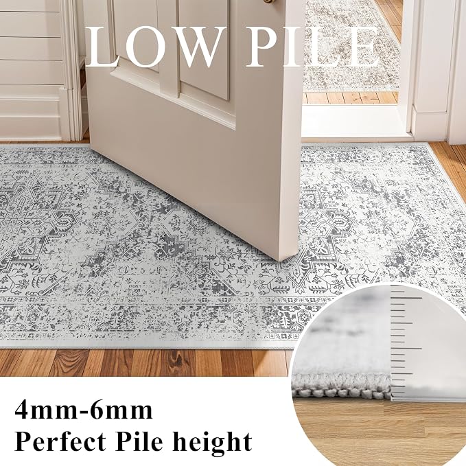 Washable 2'6''x8' Runner Rug - Image 7