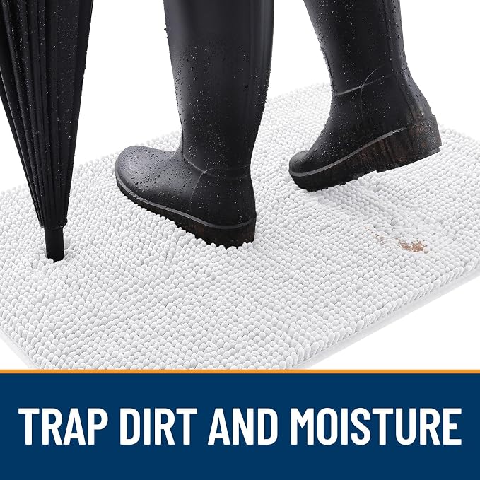 OLANLY Dog Door Mat for Muddy Paws 30x17, Absorbs Moisture and Dirt, Absorbent - Image 2