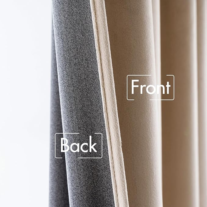 MIULEE Velvet Curtains 90 inches 2 Panels - Image 6