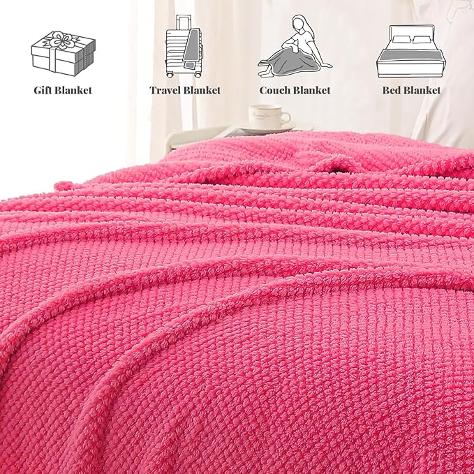 Whale Flotilla Extra Large Fuzzy Fleece Throw Blanket - Image 5
