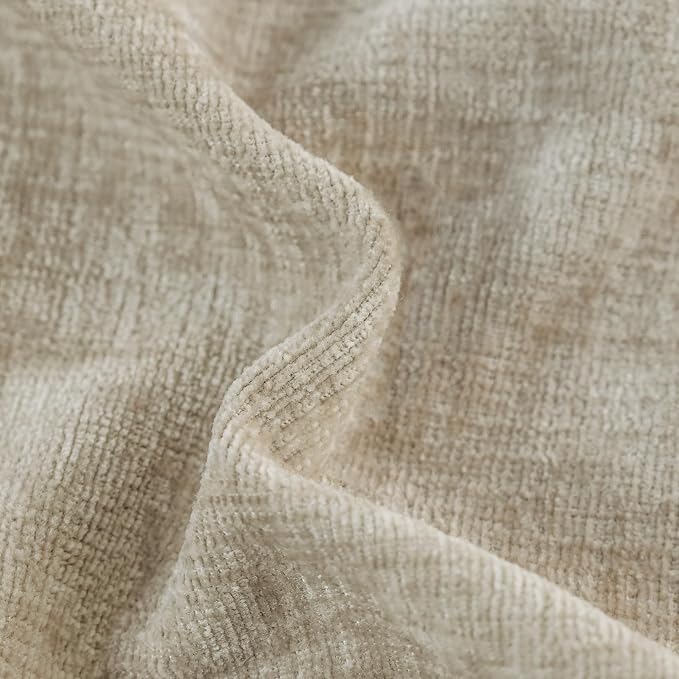CaliTime Throw Pillow Covers Decorative 24 X 24 Inches Pack of 2 Cozy Chenille - Image 2