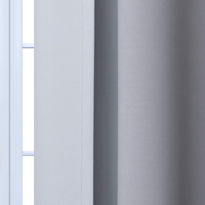 Yakamok Light Blocking Ombre Curtains, Room Darkening Grommet Window Drapes - Image 7
