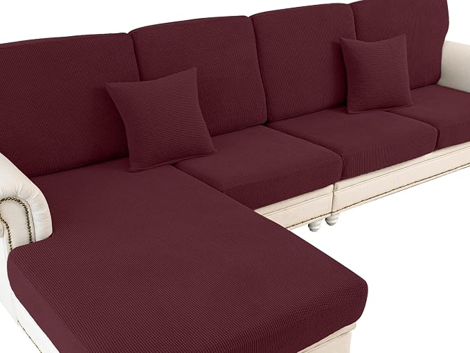 Couch Cushion Covers Seat Cushion Cover Stretch Couch Cover Separate Sectional by LA+MEACK