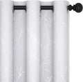Deconovo Greyish White Curtains, Room Darkening Curtain, Thermal Insulated by Deconovo