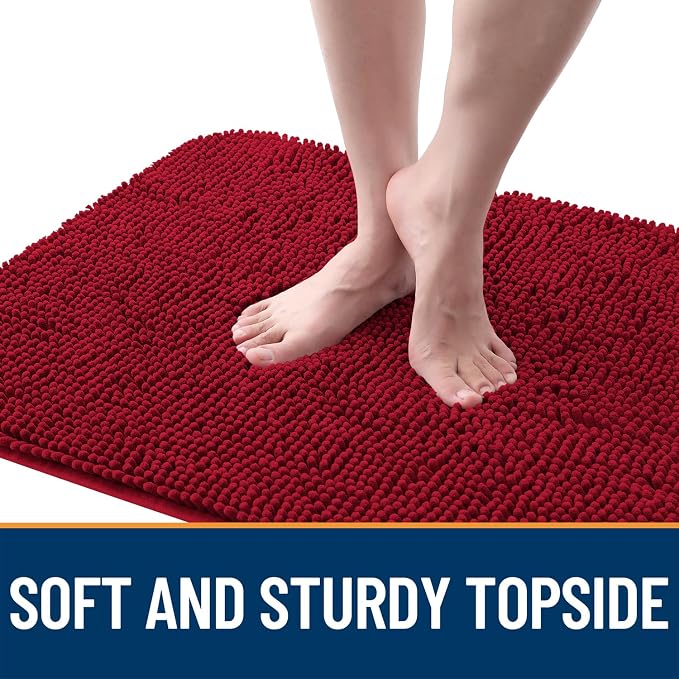 OLANLY Dog Door Mat for Muddy Paws 70x35, Absorbs Moisture and Dirt, Absorbent - Image 4