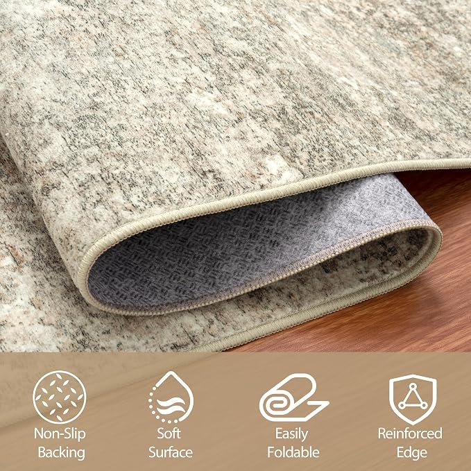 Runner Rug for Hallways Kitchen 2'6"x8' Washable Non Slip: Carpet Non Skid 8ft - Image 4
