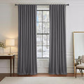Pony Dance Blackout Curtains Thermal Insulated Window Treatment Panels Room by PONYDANCE