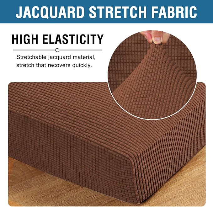 H.VERSAILTEX Super Stretch Individual Seat Cushion Covers - Image 4
