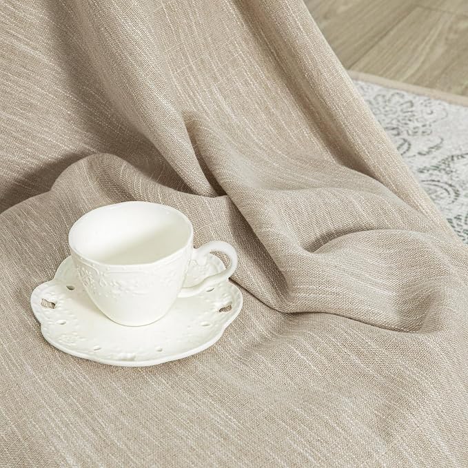 MYSKY HOME Ceiling Curtains for Living Room, Soft Cotton Curtain Polyester - Image 7