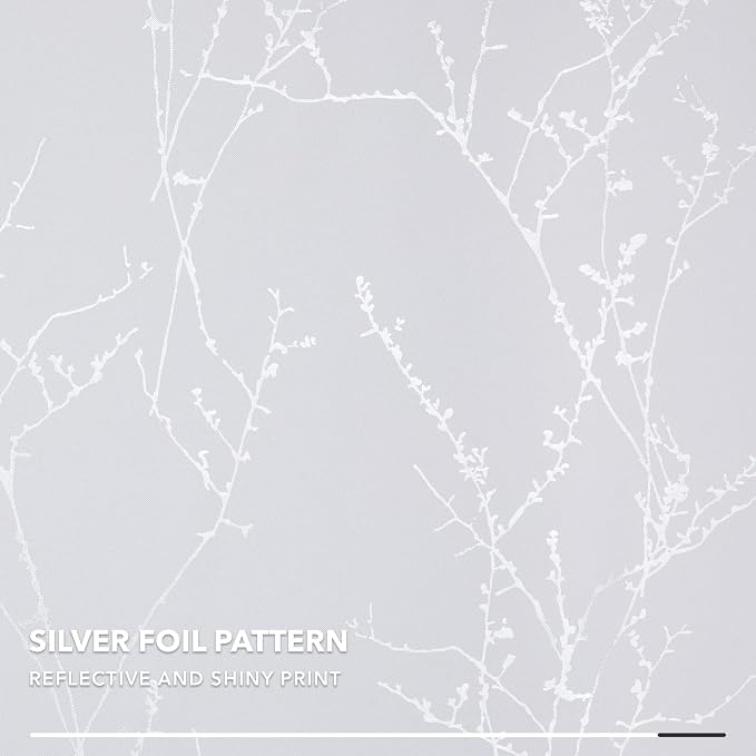 Deconovo Greyish White Curtains, Room Darkening Curtain, Thermal Insulated - Image 8
