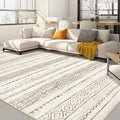 Nakagishi 7x9 Area Rug Living Room: Washable Boho Large Neutral Modern Soft by NakagishiAreaRug