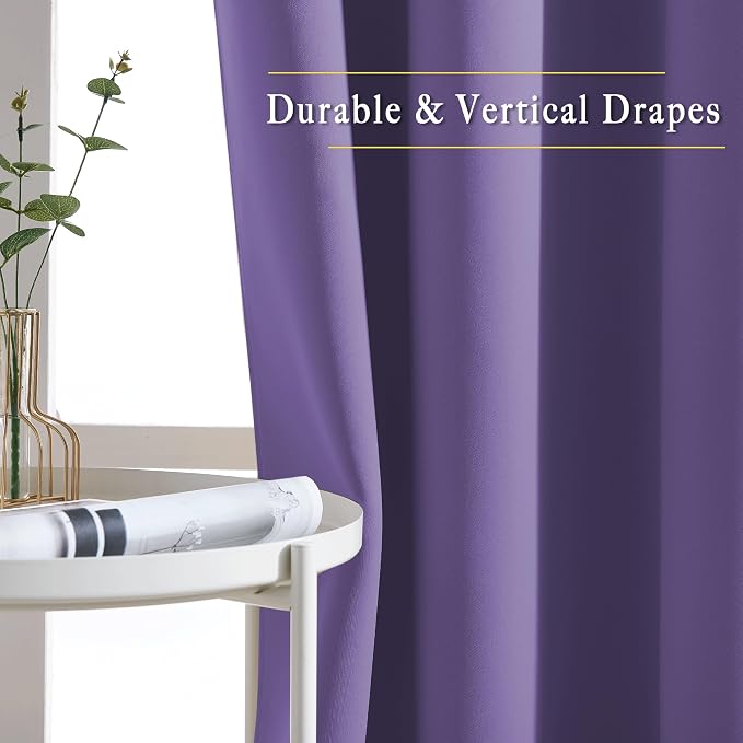 NICETOWN Blackout Curtains 90 inch Length - Image 5