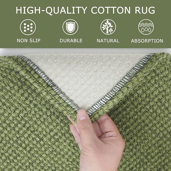 KOZYFLY Runners for Hallways 2x10 ft Washable Kitchen Runner Non Slip Rubber - Image 6