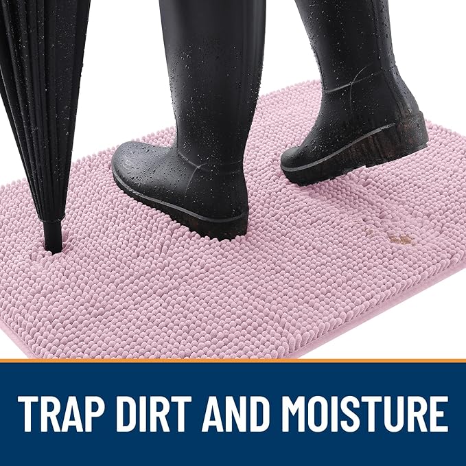 OLANLY Dog Door Mat for Muddy Paws 44x24, Absorbs Moisture and Dirt, Absorbent - Image 2