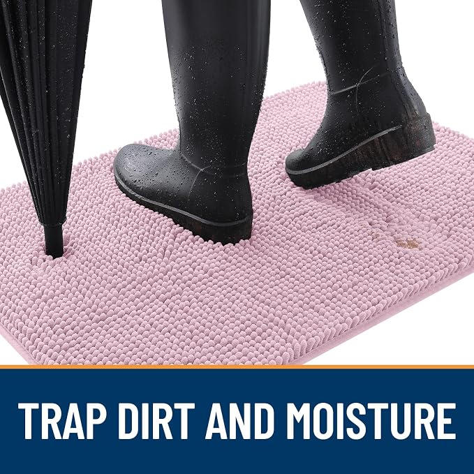 OLANLY Dog Door Mat for Muddy Paws 47x20, Absorbs Moisture and Dirt, Absorbent - Image 2