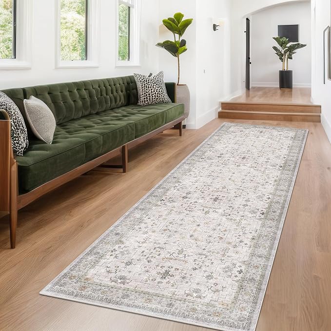 Hazo Haus Light Gray Kitchen Rug 12 ft Long - Image 6