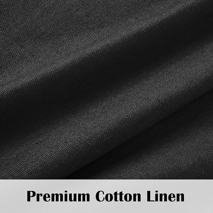 FRAMICS Farmhouse Cotton Linen Curtains - Image 4