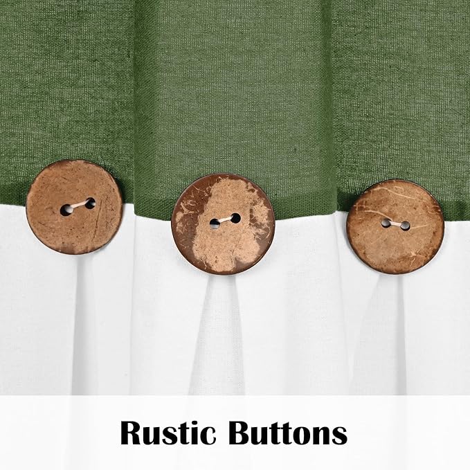 FRAMICS Farmhouse Cotton Linen Curtains - Image 3