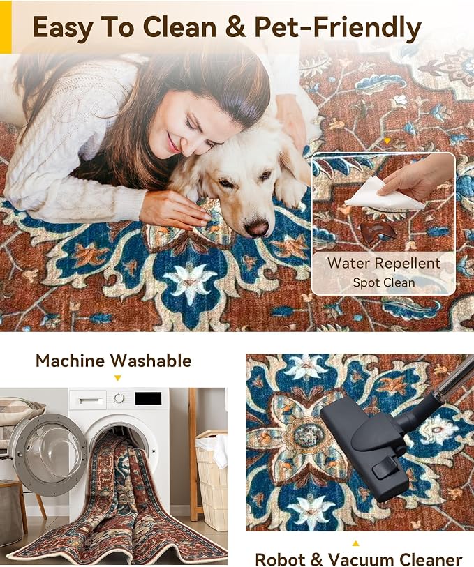 Area Rugs 2'x3' Kitchen Rugs Entry Rug Small Rugs - Image 4