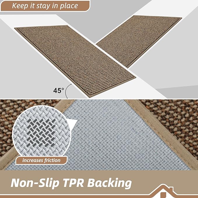 BEQHAUSE Kitchen Runner Rugs 24"x72", Non-Slip Kitchen Mats - Image 4