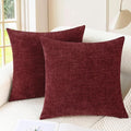 CaliTime Christmas Throw Pillow Covers Decorative 18 X 18 Inches Pack of 2 Cozy by CaliTime
