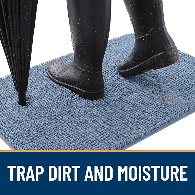 OLANLY Dog Door Mat for Muddy Paws 70x32, Absorbs Moisture and Dirt, Absorbent - Image 2