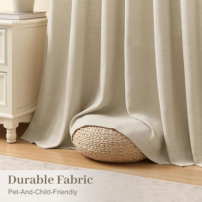 IVAPUPU Sheer Curtains 84 Inches Long - Image 5