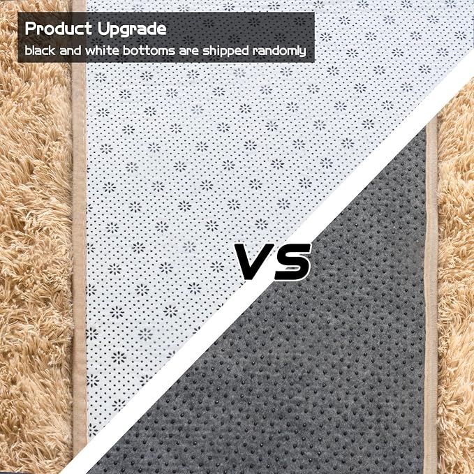 Pionblank Fluffy Small Rug for Bedroom 2x3 Feet, Shag Soft Area Rug, Modern - Image 5